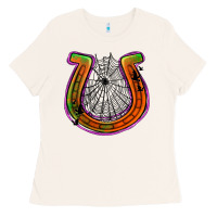 Bone halloween  horseshoe Ladies Tee - Jasminsmagicworld