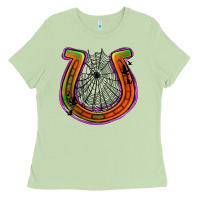 Matcha halloween  horseshoe Ladies Tee - Jasminsmagicworld
