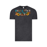 Vintage Black small town big spirit Vintage Tee - BundleAndBundleShop