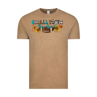 Vintage Coffee small town big spirit Vintage Tee - BundleAndBundleShop