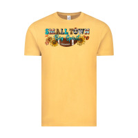 Vintage Mustard small town big spirit Vintage Tee - BundleAndBundleShop
