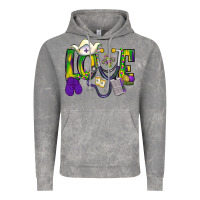 Cloud Rock Mardi Gras Love Nurse Vintage Hoodie - BundleAndBundleShop