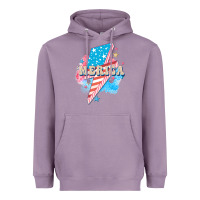 Lavender Merica leopard lightning bolt Heavyweight Hoodie - FaDigitalArtStudio