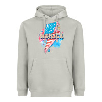 Moon Dust Merica leopard lightning bolt Heavyweight Hoodie - FaDigitalArtStudio