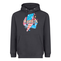Smoke Merica leopard lightning bolt Heavyweight Hoodie - FaDigitalArtStudio