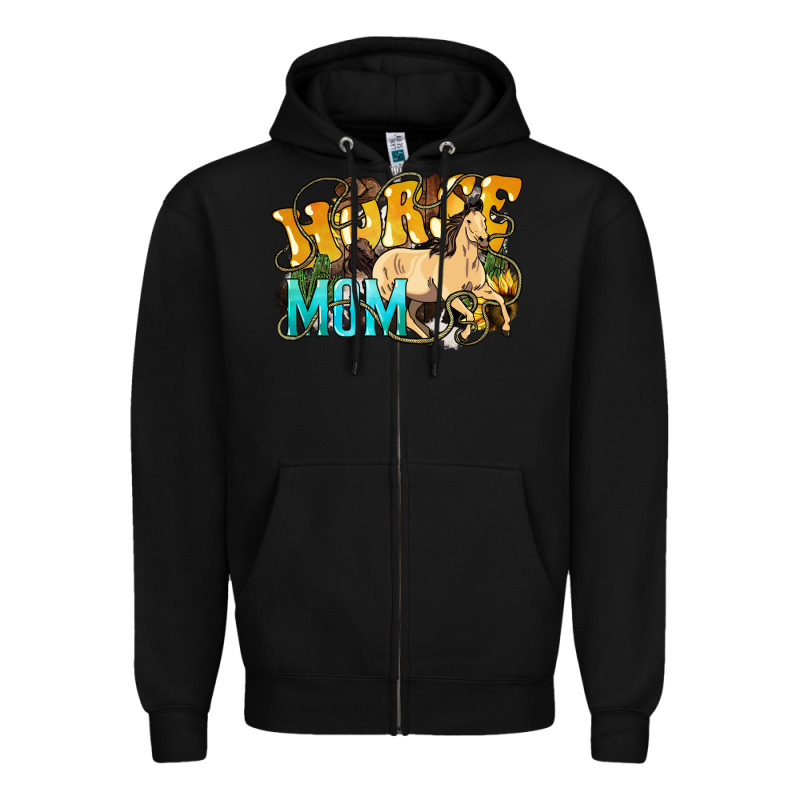 Horse Mom Rope Zipper Hoodie by HowdyJamesFarm | Teevron