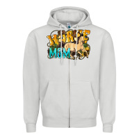 Dove Grey Horse Mom Rope Zipper Hoodie - HowdyJamesFarm