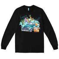 Black Happy Fall YALL Pumpkin Truck Shirt Long Sleeve Tee - Bettercallsaul