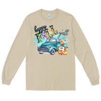 Mushroom Happy Fall YALL Pumpkin Truck Shirt Long Sleeve Tee - Bettercallsaul