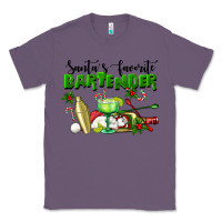 Lavender Santa's Favorite Bartender Classic Tee - LillyAllenDesigns