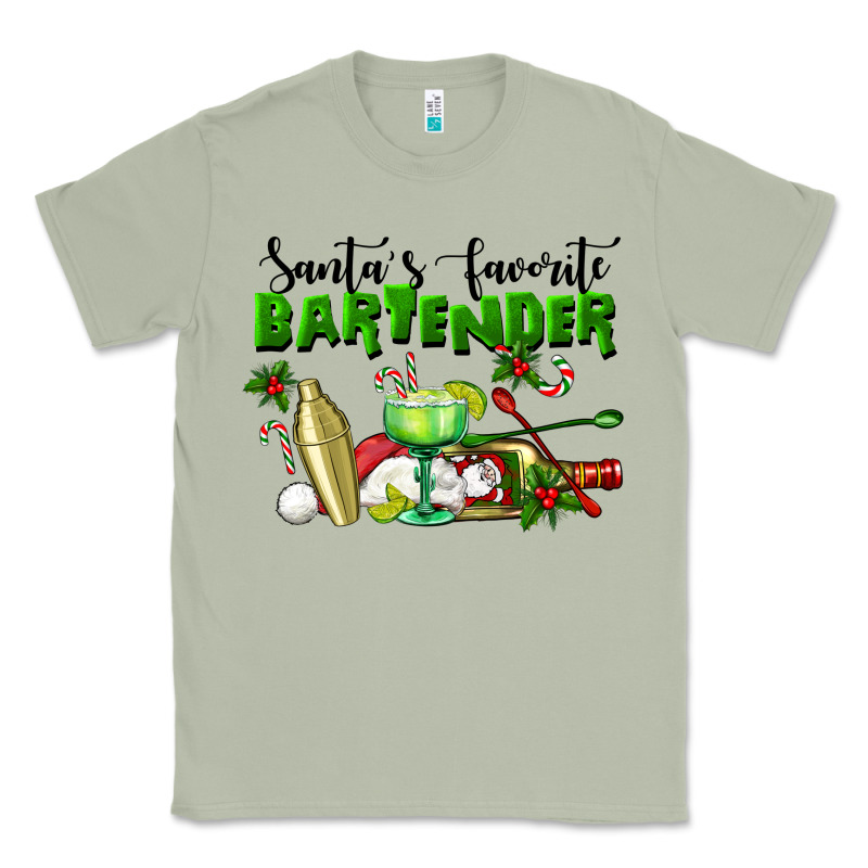Santa's Favorite Bartender Classic Tee by LillyAllenDesigns | Teevron