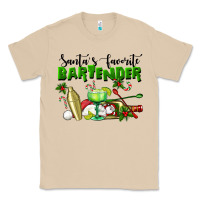 Mushroom Santa's Favorite Bartender Classic Tee - LillyAllenDesigns