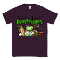 Plum Santa's Favorite Bartender Classic Tee - LillyAllenDesigns