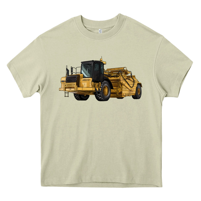 Wheel Tractor Scraper Heavy Core Tee by LillyAllenDesigns | Teevron