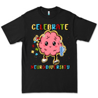 Black celebrate neurodiversity Premium Tee - MaliasSmallBusiness