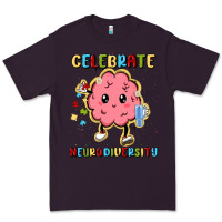 Plum celebrate neurodiversity Premium Tee - MaliasSmallBusiness