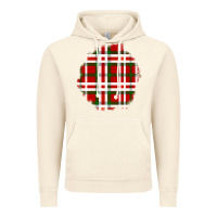 Vintage Artic Christmas Tartan Patch Vintage Hoodie - BundleAndBundleShop