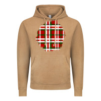 Vintage Camel Christmas Tartan Patch Vintage Hoodie - BundleAndBundleShop