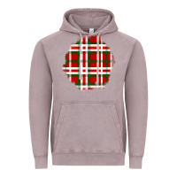 Vintage Zinc Christmas Tartan Patch Vintage Hoodie - BundleAndBundleShop