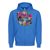 True Royal Mama vibes Mother's Day Zipper Hoodie - CowGirlArtShop