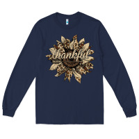 Navy Thankful Sunflower Long Sleeve Tee - Bettercallsaul