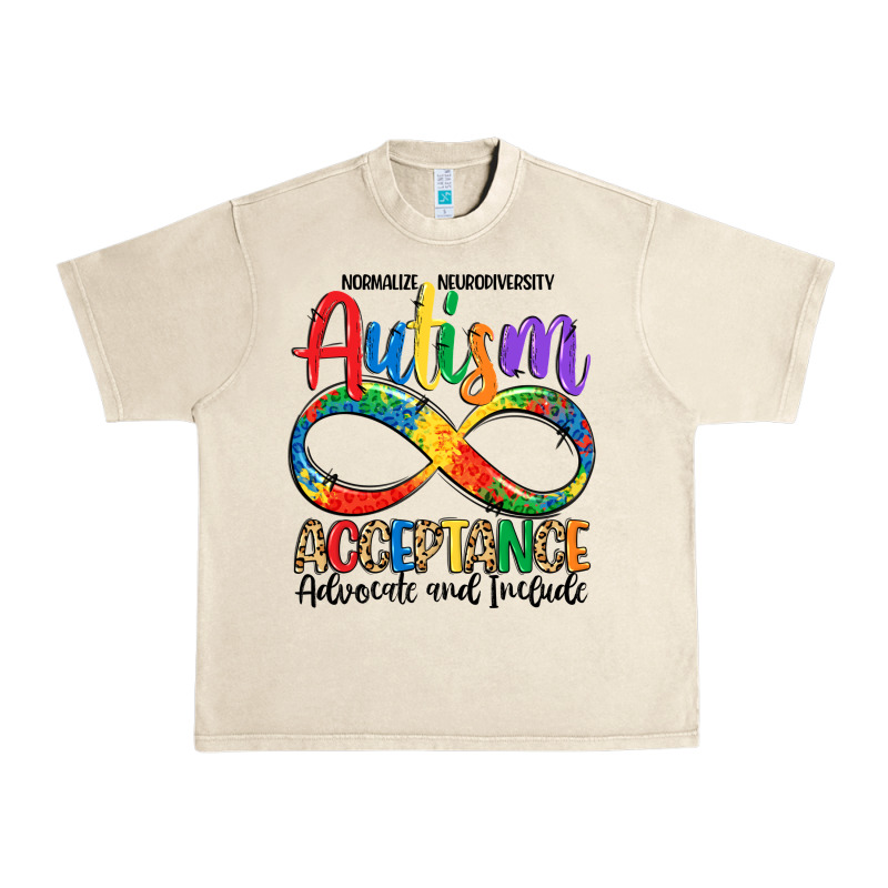 Autism Acceptance Urban Heavy Tee by LillyAllenDesigns | Teevron