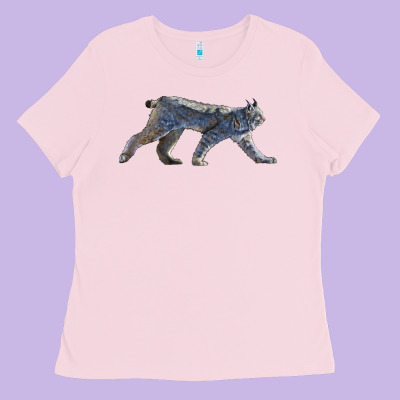 Canada Lynx Ladies Tee Designed By Lillyallendesigns