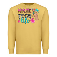 Antique Gold nail tech life bbs Premium Sweatshirt - BundleAndBundleShop