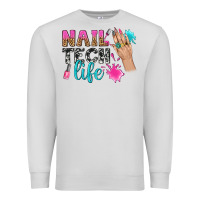 Dove Grey nail tech life bbs Premium Sweatshirt - BundleAndBundleShop