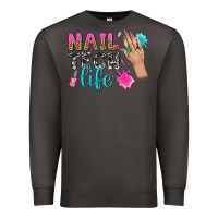Smoke nail tech life bbs Premium Sweatshirt - BundleAndBundleShop