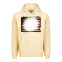 Pina Colada American Flag Bleach Effect Premium Hoodie - CowCowDesign