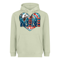 Matcha American mini heart 4th of july Heavyweight Hoodie - FaDigitalArtStudio