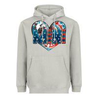 Moon Dust American mini heart 4th of july Heavyweight Hoodie - FaDigitalArtStudio