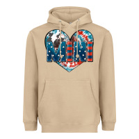 Mushroom American mini heart 4th of july Heavyweight Hoodie - FaDigitalArtStudio