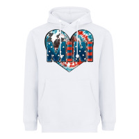 White American mini heart 4th of july Heavyweight Hoodie - FaDigitalArtStudio