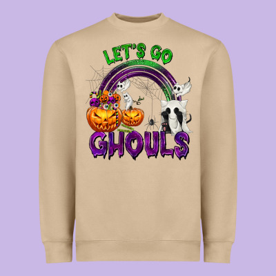 Let's Go Ghouls Heavyweight Sweatshirt Designed By Texasbilliewilder