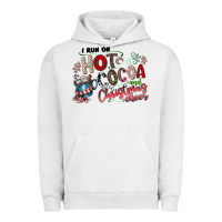 Pigment Lunar Rock I Run Hot Cocoa And Christmas Cheer Urban Hoodie - CowhideDigitalArt