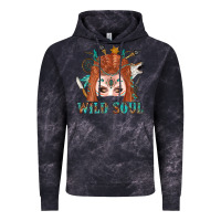 Cloud Black Western İndian Wild Soul With Braid Hair Woman Vintage Hoodie - BundleAndBundleShop