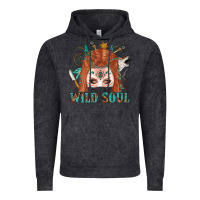 Vintage Black Western İndian Wild Soul With Braid Hair Woman Vintage Hoodie - BundleAndBundleShop