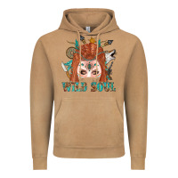 Vintage Camel Western İndian Wild Soul With Braid Hair Woman Vintage Hoodie - BundleAndBundleShop