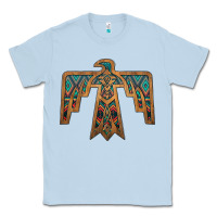 Dusty Blue thunderbird Classic Tee - JahusDesignShop