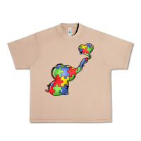 Burro autism awareness elephant Urban Heavy Tee - LillyAllenDesigns
