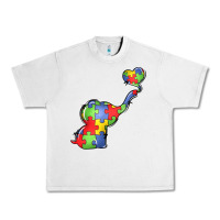Lunar Rock autism awareness elephant Urban Heavy Tee - LillyAllenDesigns