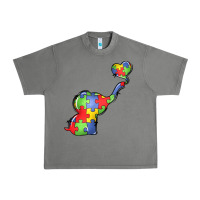 Tornado autism awareness elephant Urban Heavy Tee - LillyAllenDesigns