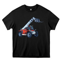 Black Telehandler Heavy Core Tee - LillyAllenDesigns