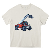 Cream Telehandler Heavy Core Tee - LillyAllenDesigns