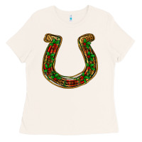Bone Christmas Horseshoe Ladies Tee - Jasminsmagicworld
