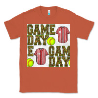 Copper softball uniform game day seamless pattern Classic Tee - BundleAndBundleShop