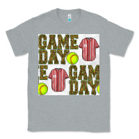 Heather Grey softball uniform game day seamless pattern Classic Tee - BundleAndBundleShop