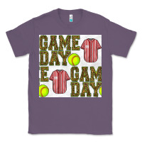 Lavender softball uniform game day seamless pattern Classic Tee - BundleAndBundleShop